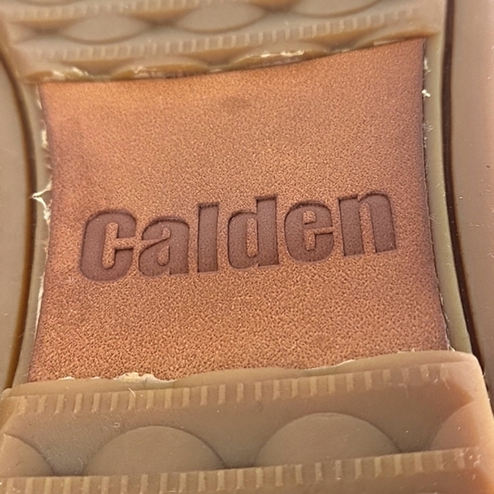 Calden Suede Leather Slip-on Casual Loafer Elevator Shoe Tan Men's Size 7 - Picture 13 of 16